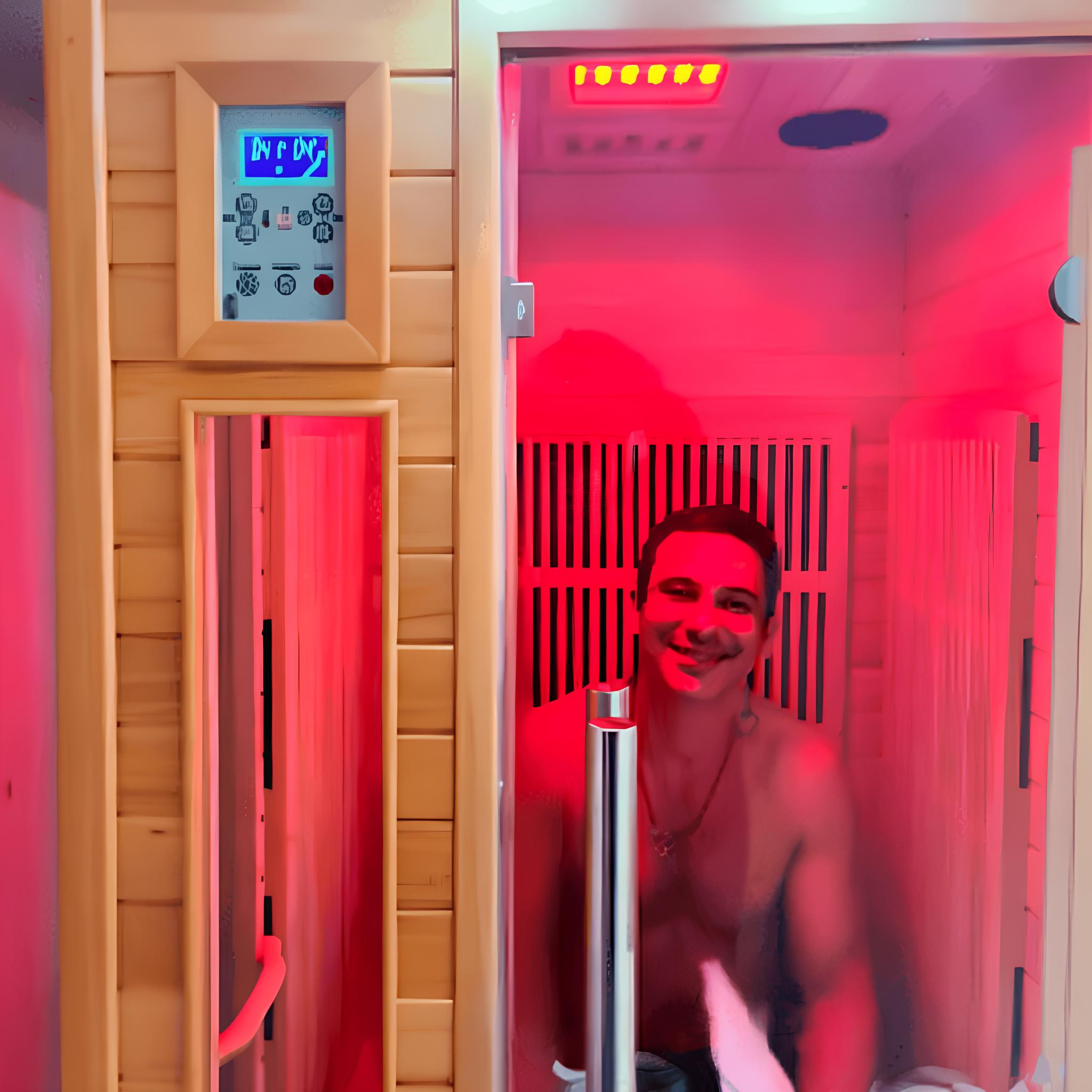 Mulher recebendo tratamento facial